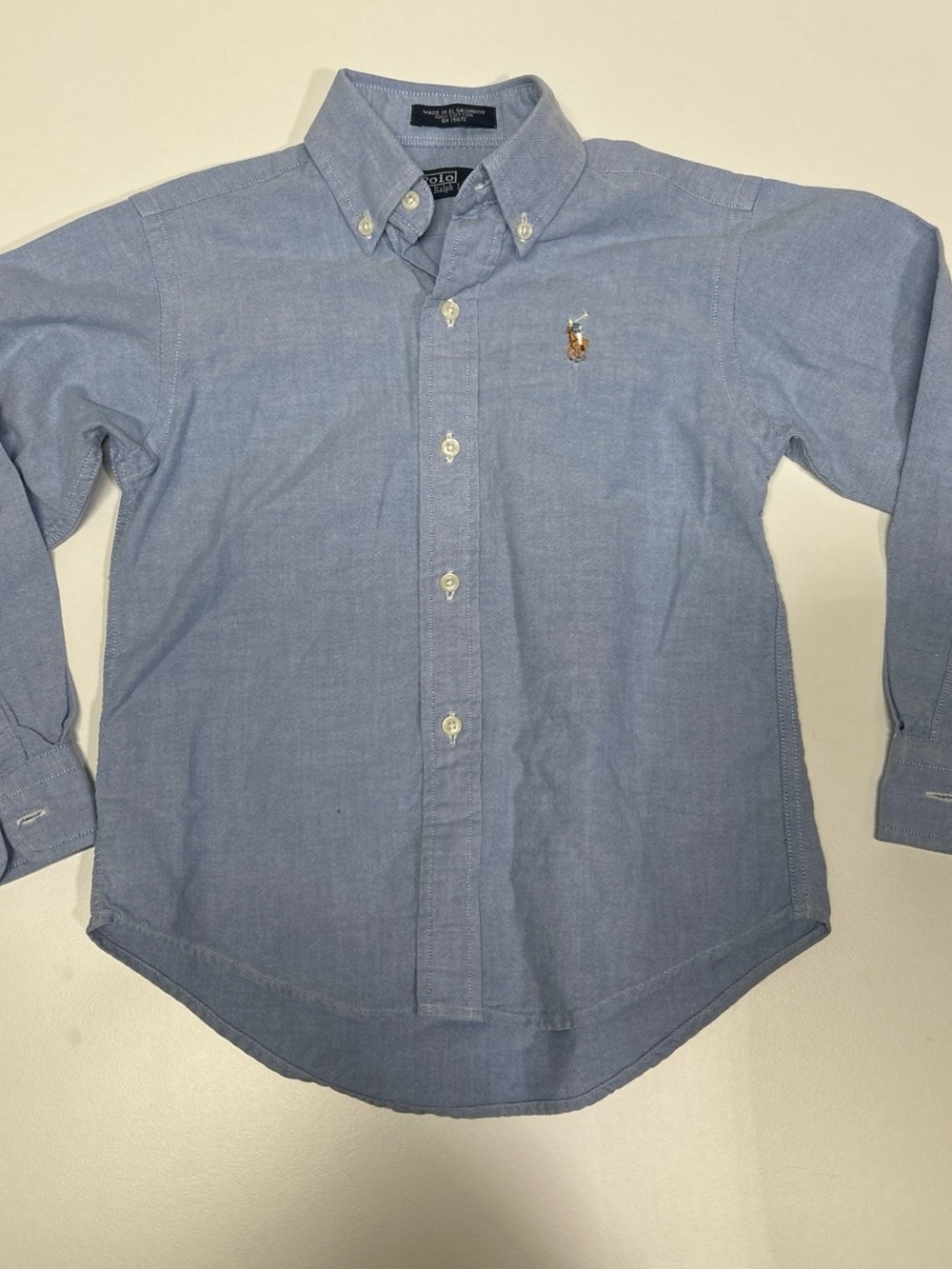 Ralph Lauren Light Blue Button-Down Oxford Shirt
